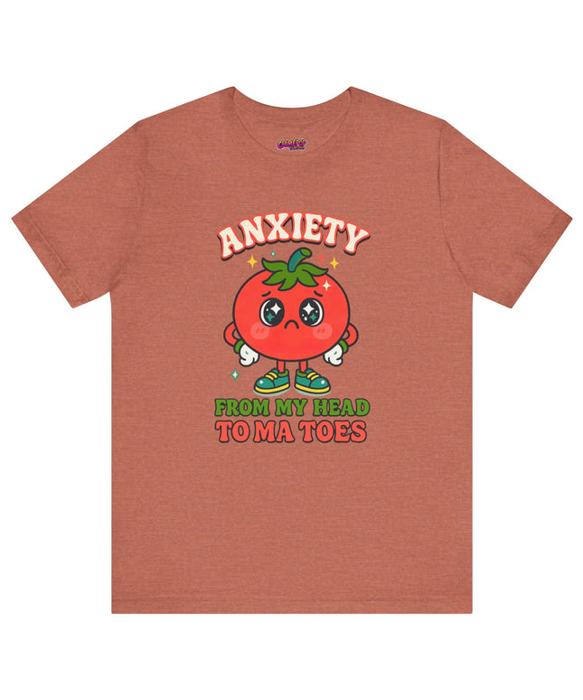 TO MA TOES TOMATO ANXIETY MOOD TEE
