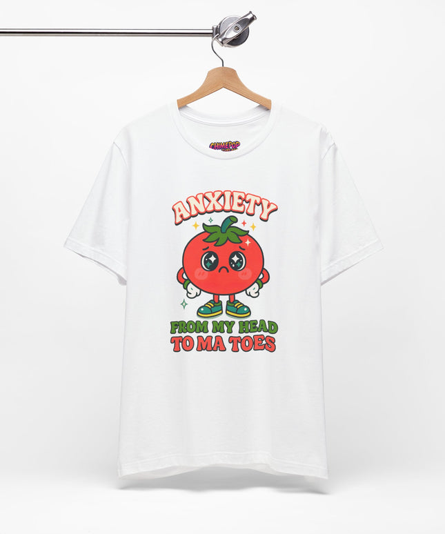 TO MA TOES TOMATO ANXIETY MOOD TEE