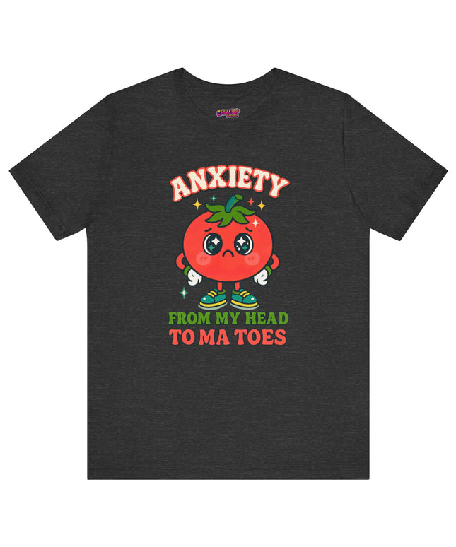 TO MA TOES TOMATO ANXIETY MOOD TEE