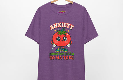TO MA TOES TOMATO ANXIETY MOOD TEE