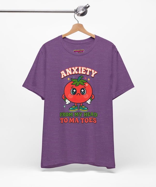 TO MA TOES TOMATO ANXIETY MOOD TEE