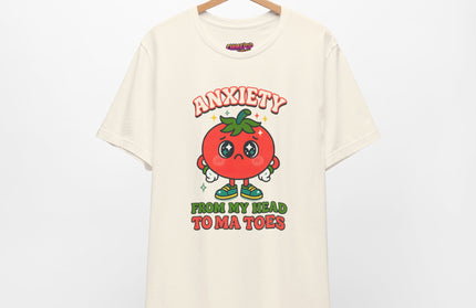 TO MA TOES TOMATO ANXIETY MOOD TEE