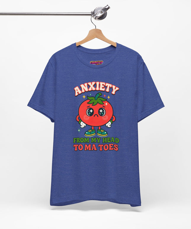TO MA TOES TOMATO ANXIETY MOOD TEE