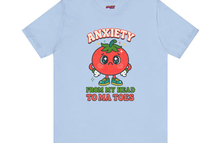 TO MA TOES TOMATO ANXIETY MOOD TEE