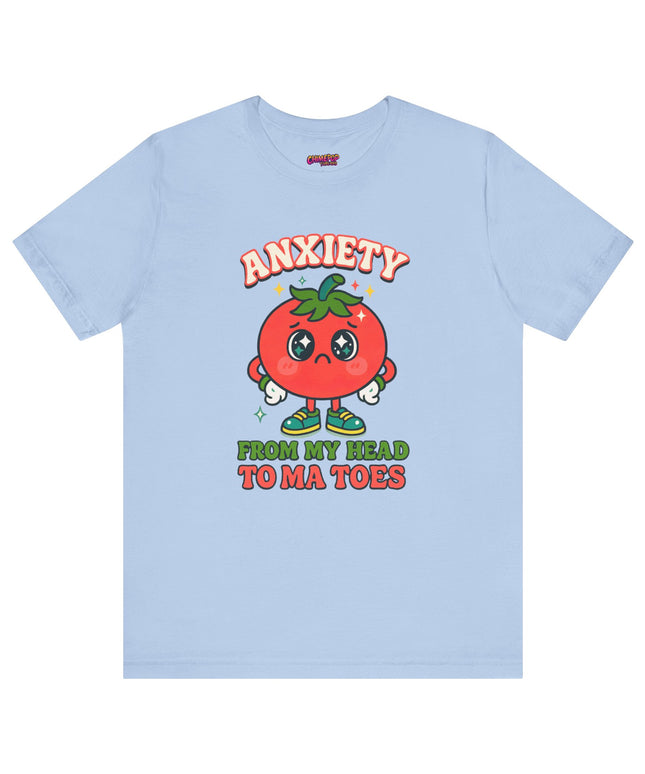 TO MA TOES TOMATO ANXIETY MOOD TEE