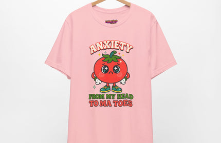 TO MA TOES TOMATO ANXIETY MOOD TEE