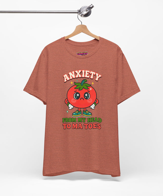 TO MA TOES TOMATO ANXIETY MOOD TEE