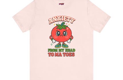 TO MA TOES TOMATO ANXIETY MOOD TEE