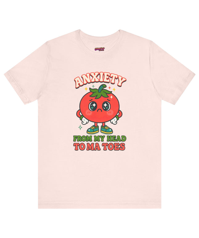 TO MA TOES TOMATO ANXIETY MOOD TEE
