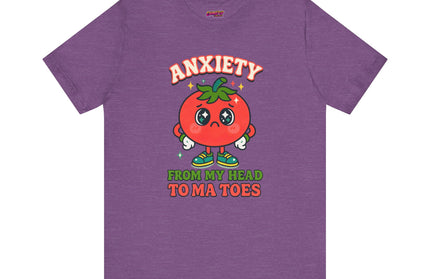 TO MA TOES TOMATO ANXIETY MOOD TEE