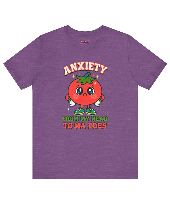 TO MA TOES TOMATO ANXIETY MOOD TEE
