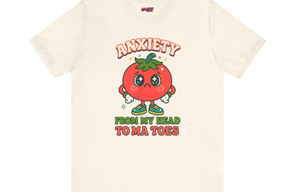 TO MA TOES TOMATO ANXIETY MOOD TEE