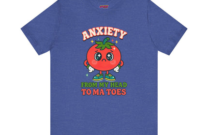 TO MA TOES TOMATO ANXIETY MOOD TEE