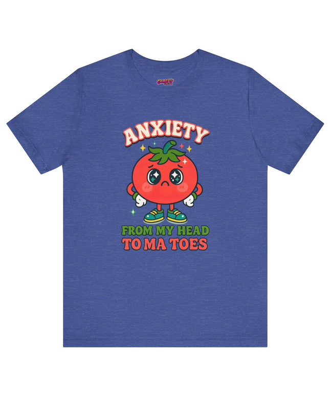 TO MA TOES TOMATO ANXIETY MOOD TEE