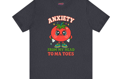 TO MA TOES TOMATO ANXIETY MOOD TEE