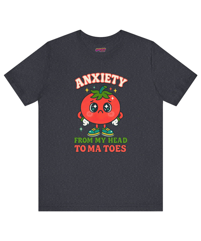 TO MA TOES TOMATO ANXIETY MOOD TEE
