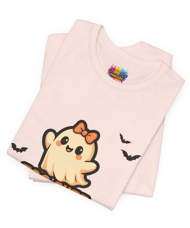 Too Cute to Spook Ghost with Big Bow Tee