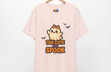 Too Cute to Spook Ghost with Big Bow Tee
