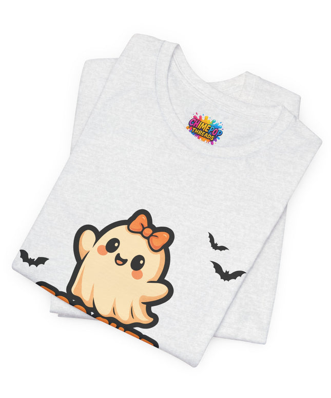 Too Cute to Spook Ghost with Big Bow Tee