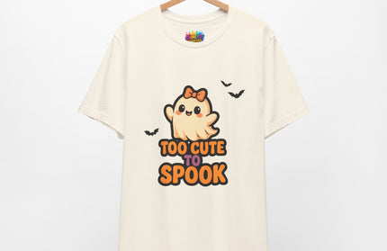 Too Cute to Spook Ghost with Big Bow Tee