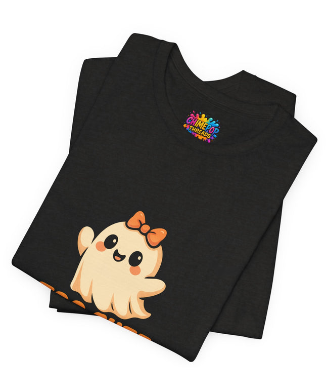 Too Cute to Spook Ghost with Big Bow Tee
