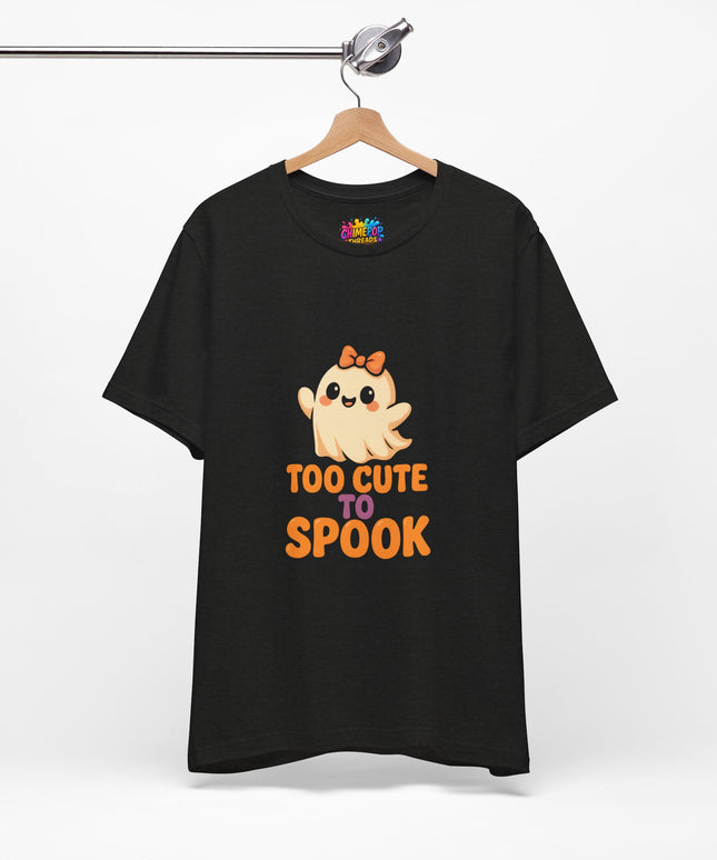Too Cute to Spook Ghost with Big Bow Tee