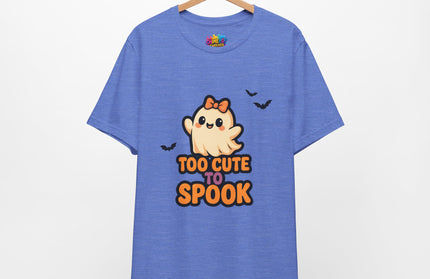 Too Cute to Spook Ghost with Big Bow Tee