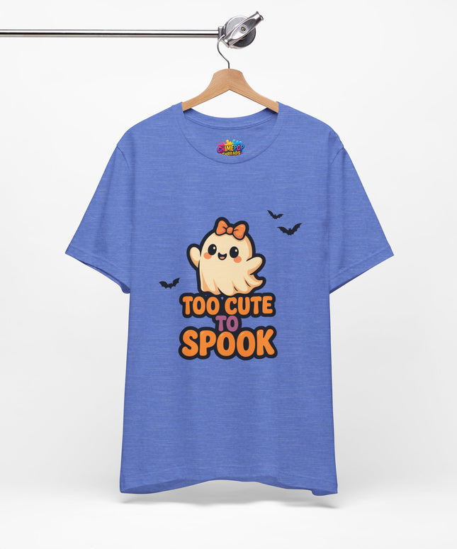 Too Cute to Spook Ghost with Big Bow Tee