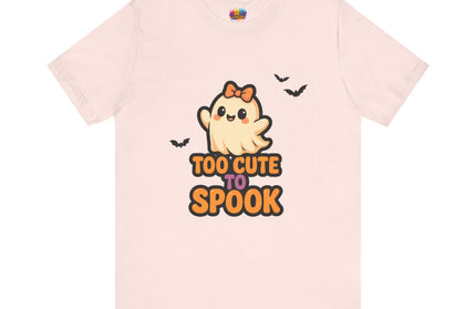 Too Cute to Spook Ghost with Big Bow Tee