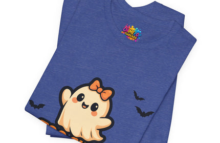 Too Cute to Spook Ghost with Big Bow Tee