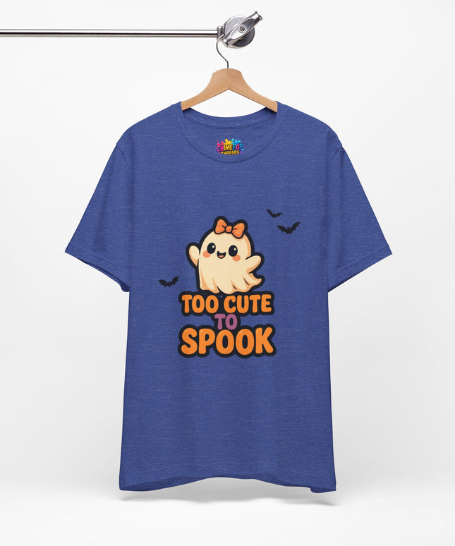Too Cute to Spook Ghost with Big Bow Tee