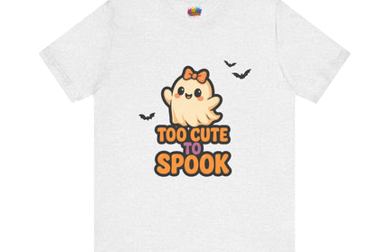 Too Cute to Spook Ghost with Big Bow Tee