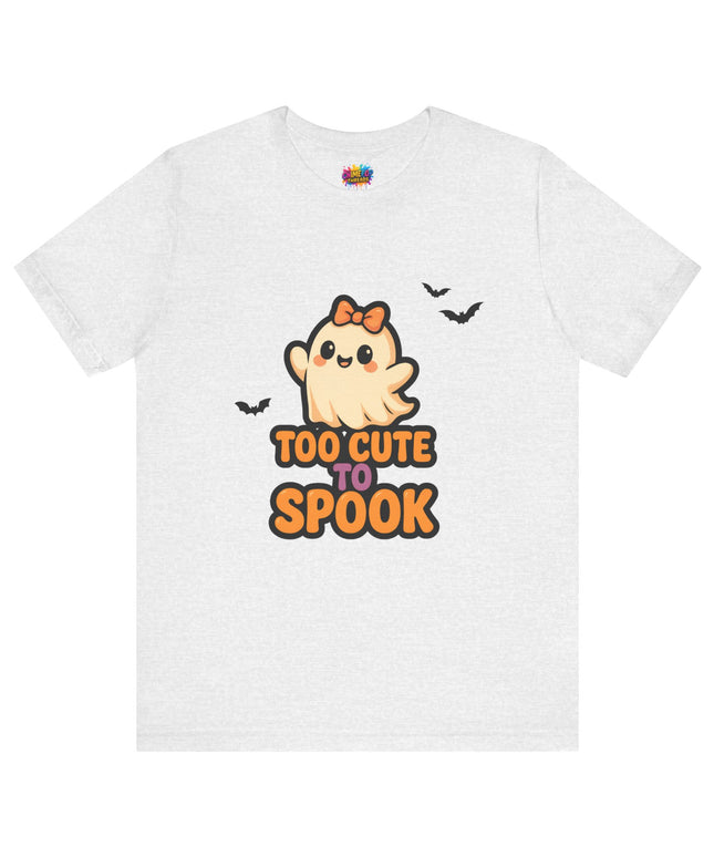 Too Cute to Spook Ghost with Big Bow Tee