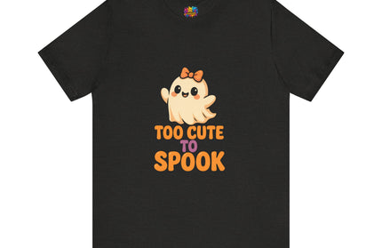 Too Cute to Spook Ghost with Big Bow Tee