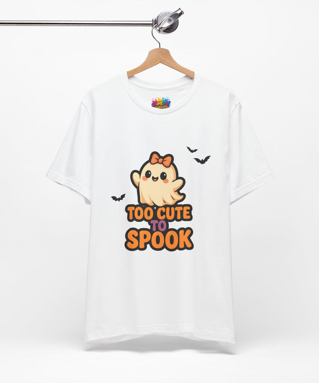 Too Cute to Spook Ghost with Big Bow Tee