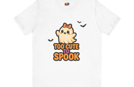 Too Cute to Spook Ghost with Big Bow Tee