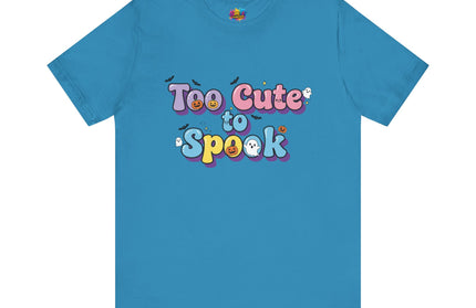 Too Cute to Spook Pastel Font T-Shirt