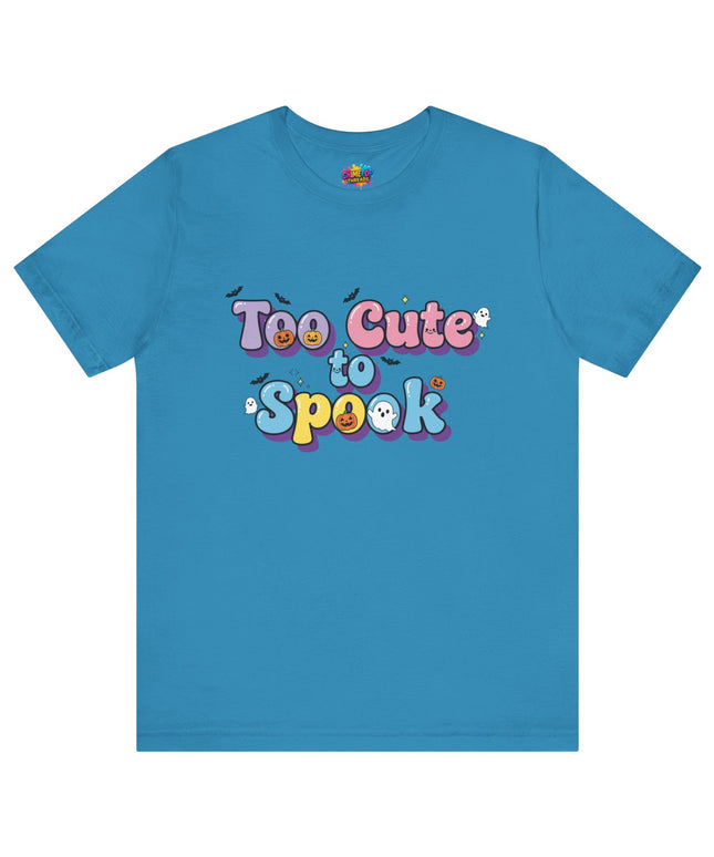 Too Cute to Spook Pastel Font T-Shirt