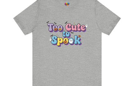 Too Cute to Spook Pastel Font T-Shirt