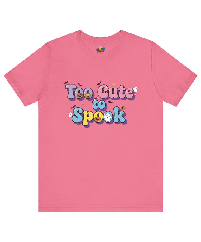 Too Cute to Spook Pastel Font T-Shirt