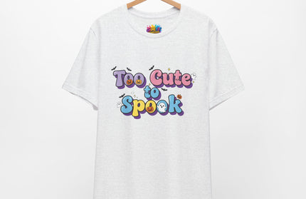 Too Cute to Spook Pastel Font T-Shirt