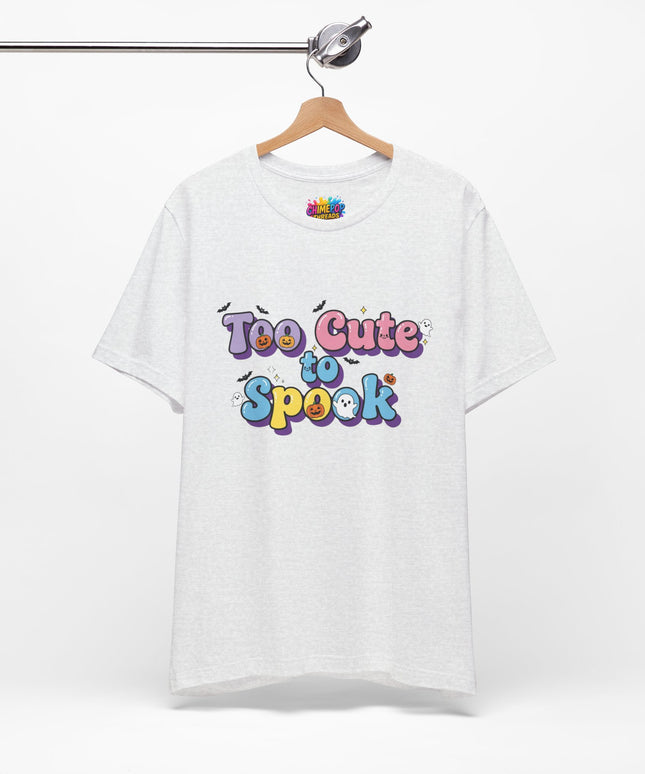 Too Cute to Spook Pastel Font T-Shirt