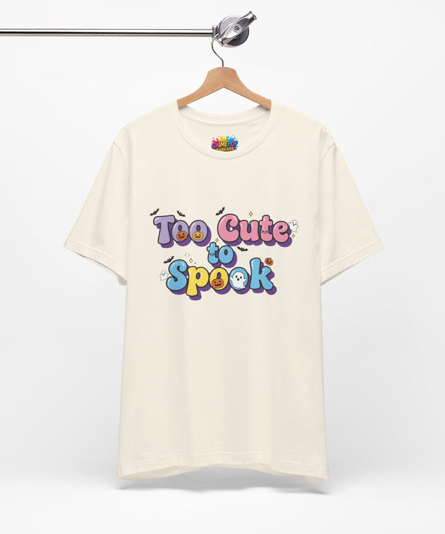 Too Cute to Spook Pastel Font T-Shirt
