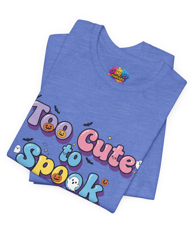 Too Cute to Spook Pastel Font T-Shirt