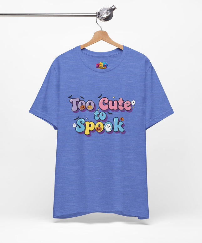Too Cute to Spook Pastel Font T-Shirt