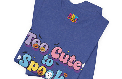 Too Cute to Spook Pastel Font T-Shirt