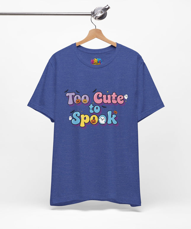 Too Cute to Spook Pastel Font T-Shirt