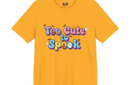 Too Cute to Spook Pastel Font T-Shirt