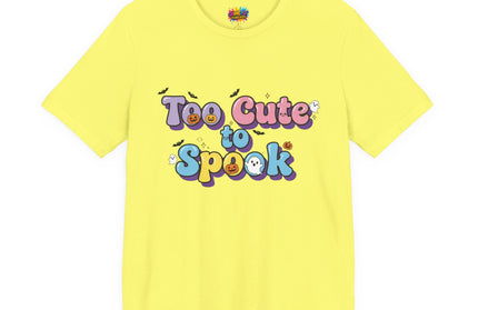 Too Cute to Spook Pastel Font T-Shirt