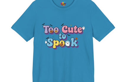 Too Cute to Spook Pastel Font T-Shirt